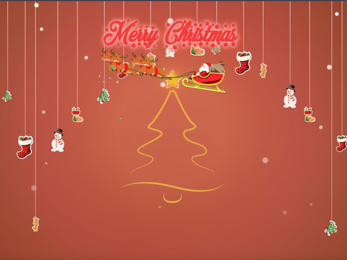 Giáng Sinh Cây Thông Phát Sáng 🎄 — mẫu quà tặng 3D online