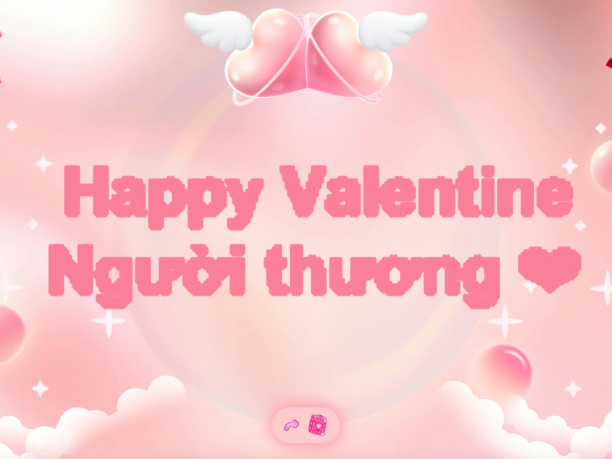 Valentine Sweet (Sách Lật & Vòng Tim 3D) 💝 — mẫu quà tặng 3D online